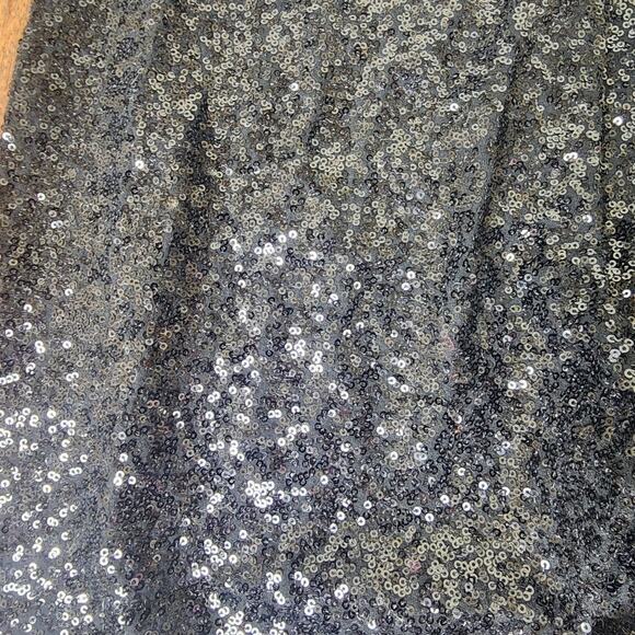 PINK Black Bling Full Sequin Leggings, Size Large NWOT VS Fashion Show Exclusive - Picture 4 of 6